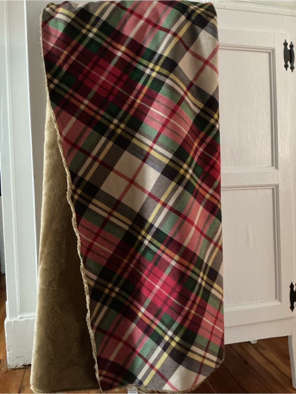 NWOT Coldwater Creek Thick Lush Plaid Blanket